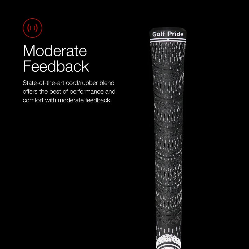 Golf Pride MCC Golf Club Grip - All-Weather Hybrid Grip - Brushed Cotton Cord & Pebbled Texture - Moisture-Wicking Technology - Standard - White - Image 5